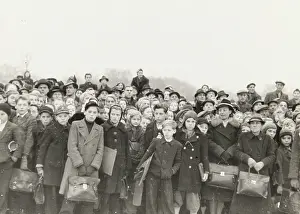 Bruecke: Spectators at the re-opening of the