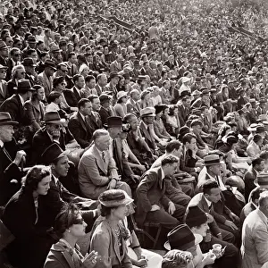Loosing: Spectators watching disappointing Sporting Event