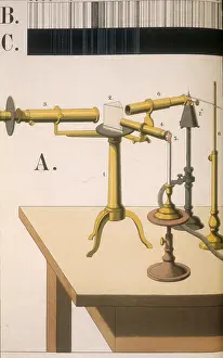 Bunsen: Spectroscope of the type used by Gustave Robert