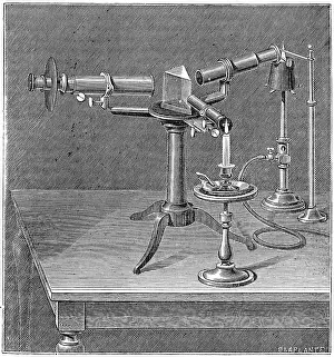 Discovered: Spectroscope of the type used by Robert Wilhelm