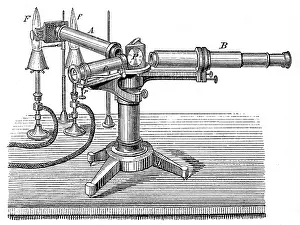 Discovered: Spectroscopic apparatus used by used by Robert