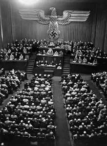 Plenar: The speech of Adolf Hitler in a Diet session in the Kroll Op
