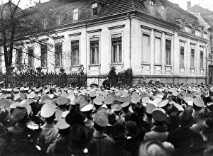Chancellery: Speech of Friedrich Eberts before the Reich Chancellery