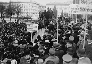 Scheidemann: Speech of Philipp Scheidemann in front of the Reichstag, 191