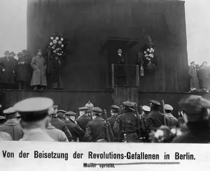 Deaths: Speech of Richard Muellers, 1918