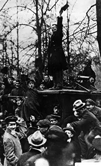 Tiergarten: Speech of a Spartacist, 1918