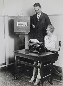 Typewriting: Speedometer for secretaries