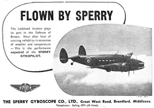Autopilots: Sperry Blind Flying Instruments & Autopilots