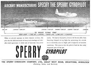 Gyroscope: Sperry Flight & Navigational Instruments