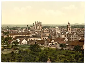 Speyer: Speyer, general view, the Rhine, Germany