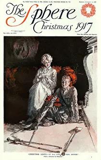 Blampied: The Sphere Christmas 1917 cover