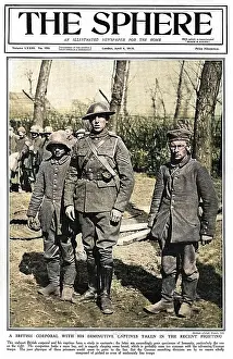 Stature: Sphere cover - British corporal with small German captives