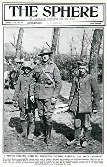 Stature: Sphere cover - British corporal with small German captives