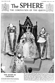The Sphere Front Cover: The Coronation of Queen Elizabeth II