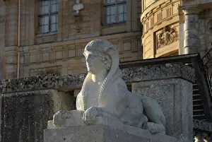 Anguier: Sphinx, Chateau de Vaux-le-Vicomte, Maincy, Seine-et-Marne
