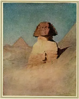 Gizeh: Sphinx by Moonlight - 1912