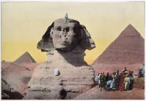 Gizeh: SPHINX AND PYRAMIDS