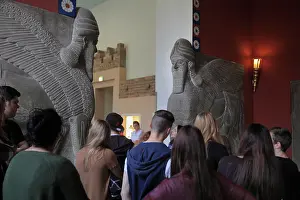 Museuminsel: Sphinxes, Pergamon Museum, Museum Island, Mitte