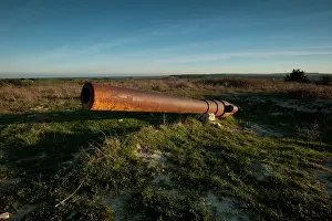 Battlefields: Spiked gun near Helles Memorial