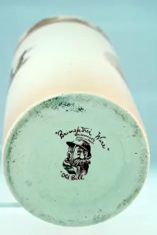 Hairline: Spill vase with ornate border - Bairnsfatherware