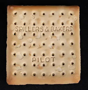 Fenwick: Spillers and Bakers pilot biscuit from RMS Titanic