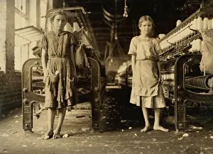 Spinners: Spinners in a cotton mill