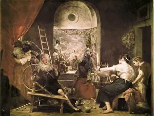 Spinners: The Spinners (Las Hilanderas), by Velazquez
