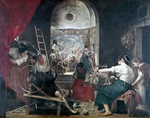 Spinners: The Spinners (Las Hilanderas), by Velazquez