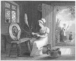 Spins: Spinning Flax at Home