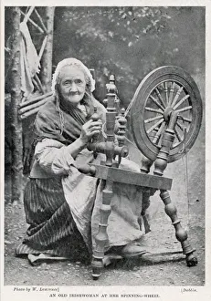 Irishwoman: Spinning, Ireland