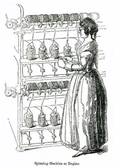 Twisting: Spinning machine or engine 1843