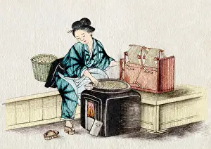 Cocoon: Spinning Silk, Silk Making in Japan, 1878