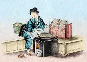 Cocoon: Spinning Silk, Silk Making in Japan, 1878