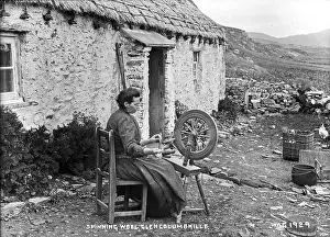 Spinning: Spinning Wool, Glencolumbkille