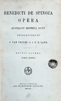 Spinoza: SPINOZA, Benedict de (1632-1677)