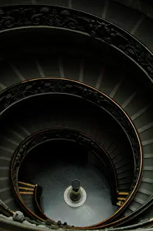 Giuseppe: Spiral stairs by Giuseppe Momo (1875-1940)