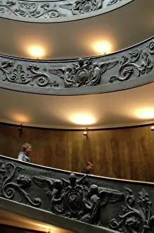 Giuseppe: Spiral stairs by Giuseppe Momo (1875-1940)