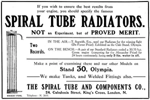Spiral Tube Aero Engine Radiators, Tanks & Welded Fittings
