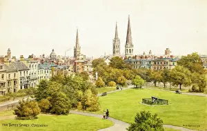 Warks: Three Spires, Coventry, Warwickshire