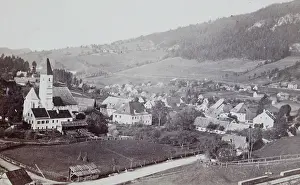 Steeples: Spital am Semmering (Styria): general view. About