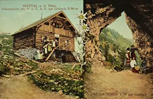 Spittal: Spittal an der Drau. Alpine hut of D. u. S
