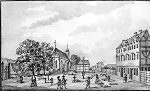 Districts: Spittelmarkt in Berlin, around 1690