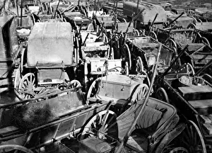 Allenstein: Spoils of war from the Battle of Tannenberg, 1914
