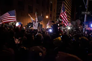 Osama: Spontaneous demonstration at the World Trade ?