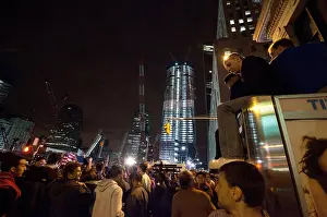 Osama: Spontaneous demonstration at the World Trade ?