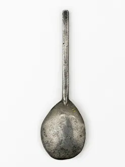 Pewter: Spoon, reverse