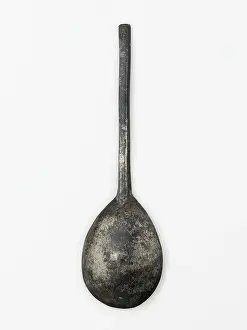 Pewter: Spoon, reverse
