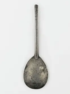 Pewter: Spoon, reverse