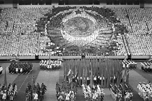 Participate: Sporting event at Olympic stadium, 1986