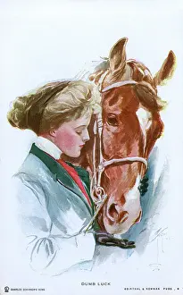 Lump: Sporting Gal and her horse - Dumb Luck